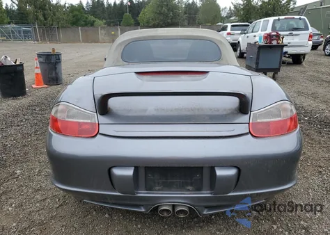 2003 Porsche Boxster from USA, damaged, VIN WP0CA29863U624834